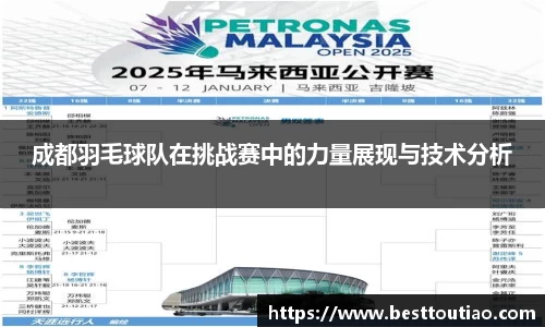 成都羽毛球队在挑战赛中的力量展现与技术分析